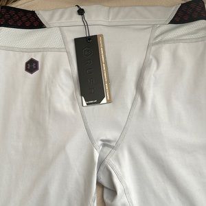 Men’s Under Armour Compression Tights (Large) (Light Gray)